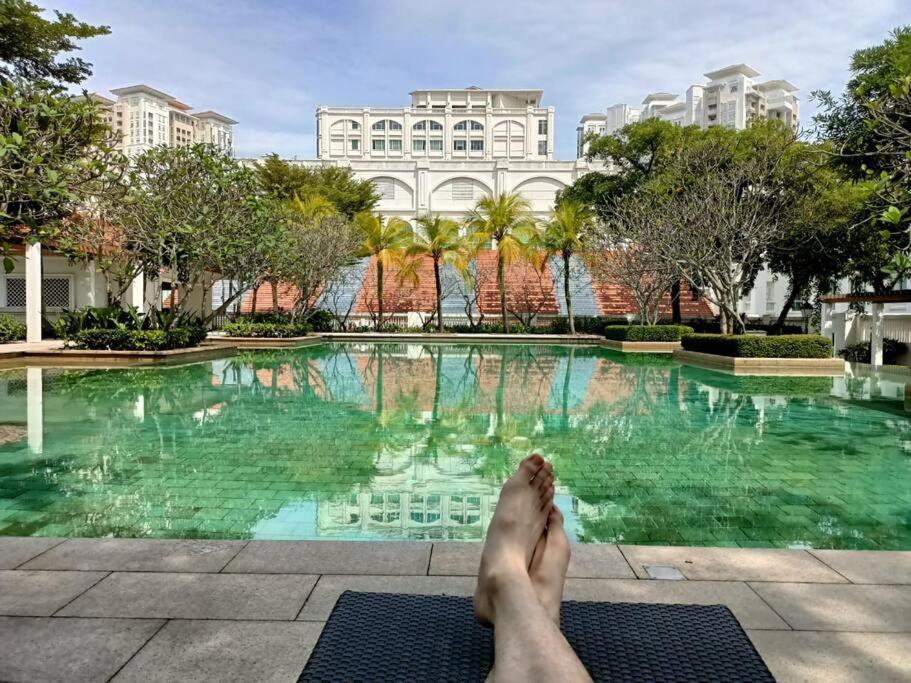 Perfect Marina Stay@ Strait Quay /W Big Balcony + Carpark Bagan Jermal Exteriör bild